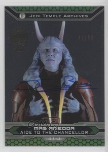 2018 Topps Archives Star Wars Signature Series /66 Mas Amedda Auto 07uj