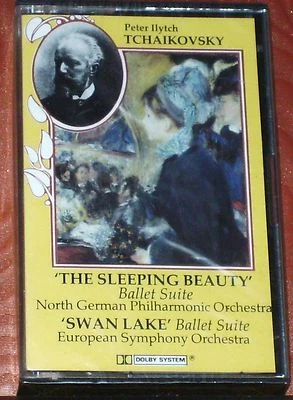 TCHAIKOVSKY SLEEPING BEAUTY SWAN LAKE CASSETTE ALBUM Bibi Music BBM75 NEW SEALED - Image 1 of 4