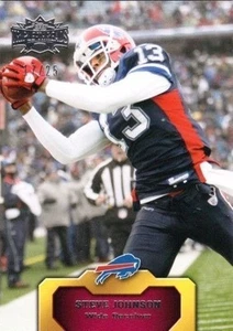 Tarjeta Paralela Steve Johnson 2011 Topps Triple Threads Rubí 17/25 Buffalo Bills - Imagen 1 de 2