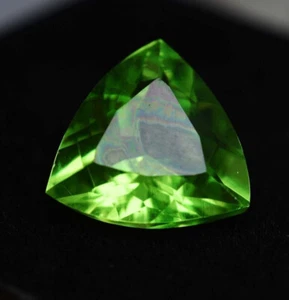 AAA 11x11 mm Natürlicher Peridot Grün Ceylon Saphir Lose Billion Edelsteinschliff - Bild 1 von 8