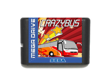 Crazy Bus 16 bit SEGA MD Game Card For Sega Mega Drive For Genesis