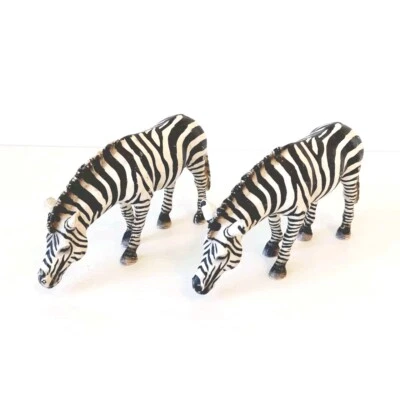 Schleich 14609 Zebra Grazing Drinking Rare Retired model. Excellent condition ×2 - image 1 of 4