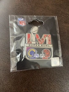 NFL Super Bowl LVI 56 Los Angeles Rams Cincinnati Bengals February 13, 2022 Pin - Picture 1 of 1