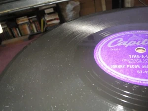 78RPM Capitol Johnny Pecon - Ting-a-Ling / Pecon Polka, above average E- E E- - Picture 1 of 9