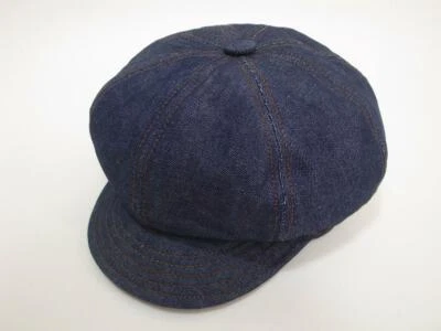 New York Hat Co Denim Stitch Spitfire Algodón Azul Talla M Hecho en EE. UU. Foto 1 de 4