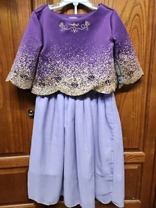 Girls' Disney Jasmine Dress - Purple 4T- Disney Store - Picture 1 of 7