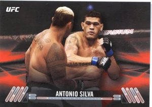 2017 Topps UFC Knockout ANTONIO SILVA Ruby Red Parallel Card No 35 #15/25 - Picture 1 of 1