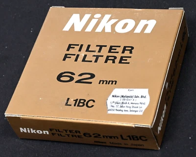 Nikon 62mm L1BC Skylight Filter - Mint in Box! - Image 1 of 4