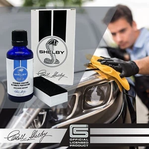 Kit de sellado de recubrimiento de cerámica para automóvil oficial Shelby Cobra 50 ml + almohadilla aplicadora - Imagen 1 de 11