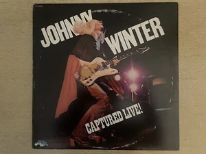 Johnny Winter - Captured Live! - 1976 Vinyl LP Record - Classic Rock - EX Vinyl - Picture 1 of 6