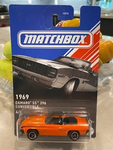 Matchbox 2024 Convertible Serie #4/6 1969 Camaro SS 396 - Arancione - Foto 1 di 1