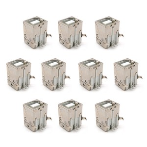 10PCS B Type Female Sockets 90 Degree Plug-in Board DIP Printer Square Socket 1