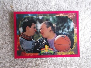 Mighty Morphin Power Rangers S2 1994 "BULK & SKULL" #80 Trading Card PINK