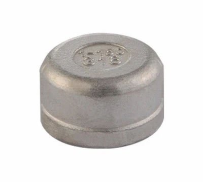 Stainless Steel 304 Fitting Round Cap  2-1/2" Inch Class 150 Heavy Duty - Image 1 of 2