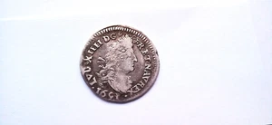 FRANCJA 4 Sols aux 2 L 1691 Troyes Louis XIV 1643-1715 - Zdjęcie 1 z 2