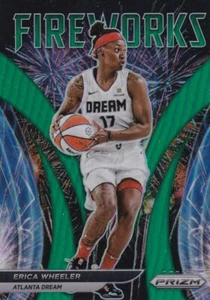 Panini Prizm WNBA 2022 Fearless Insert refractor verde #2 Erica Wheeler - Imagen 1 de 1