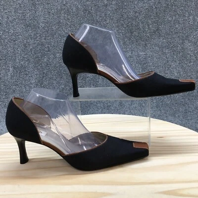 Zapatos Talbots para mujer 11 B Pump negros punta cuadrada informales cómodos tacones de aguja Foto 1 de 4