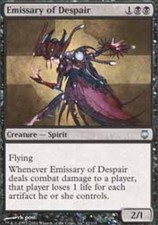 MTG magic cards 2x x2 Light Play, English Emissary of Despair Darksteel
