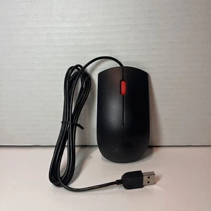 New Lenovo SM-8823 USB Wired Mouse Scroll Wheel Optical Standard Mouse Works - Picture 1 of 5