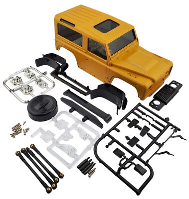 NHX RC Hard Body Kit for Axial SCX24 / 1/24 Scale Crawler / Trucks - Yellow - Image 1 of 4