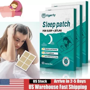 60pcs Natural Herbal Sleep Aid Restful Sleeping Patch Improve Insomnia Wake - Picture 1 of 12