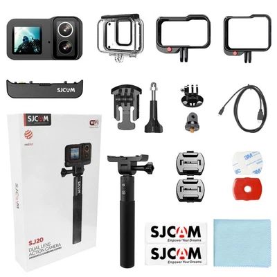 Cámara de acción SJCAM SJ20 lente doble 4K 30FPS video nocturno 40M videocámara impermeable Foto 1 de 4