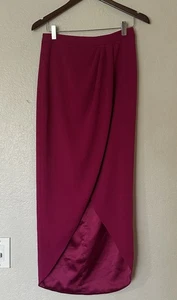 Belle Badgley Mischka Damen Stacey Bleistift Schlitz Wickelrock Rosa Größe 2 - Bild 1 von 16