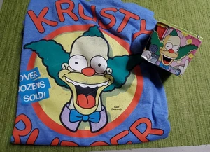THE SIMPSONS KRUSTY BURGER Universal Studio T-SHIRT BURGER KING WATCH NEW WORKS - Picture 1 of 15