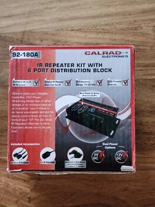 Calrad IR repeater kit 6 Port Distribution Block 92-180A - Picture 1 of 5