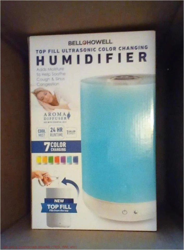 Bell + Howell Top Fill Ultrasonic Aroma Diffusing Color Changing Humidifier - Image 1 of 1