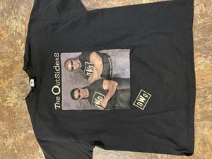 The Outsiders T-shirt L Scott Hall Kevin Nash Razor Ramon Diezel nWo WCW Vintage - Picture 1 of 2