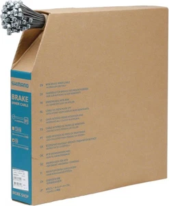 Shimano MTB Brake Cable 1.6 x 2050mm Filebox of 100 - Picture 1 of 1