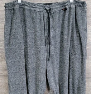 FUBU Herren Large Velour Frottee Lounge Jogginghose Grau Kordelzug Hose - Bild 1 von 8