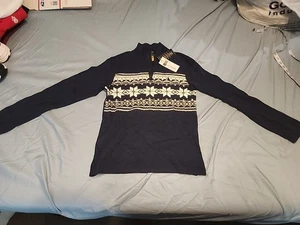 Polo Ralph Lauren Kids 1/4 Zip Sweater Navy; Size Youth Medium (10-12) - Picture 1 of 7