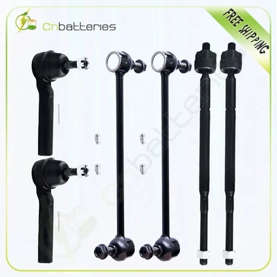 Extremo de varilla de amarre interior y exterior de 6 piezas para Dodge Grand Caravan 2008-2014 Foto 1 de 4