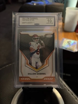 DILLON GABRIEL CCG 10 Gem Mint RC 2024 SAGE Hit Low Series Silver #51 ROOKIE - Imagem 1 de 2