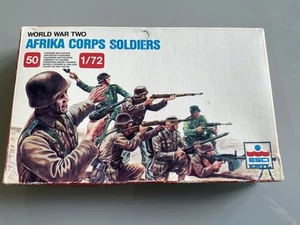 Esci 1/72 Scale WW2 German Afrika Korps. Set # 206. Troops still on Spruce. - Picture 1 of 3