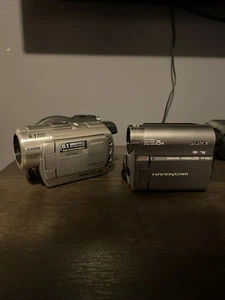 Sony Handycam Camcorder Bundle 2 Models & Extras Both Working - Picture 1 of 15