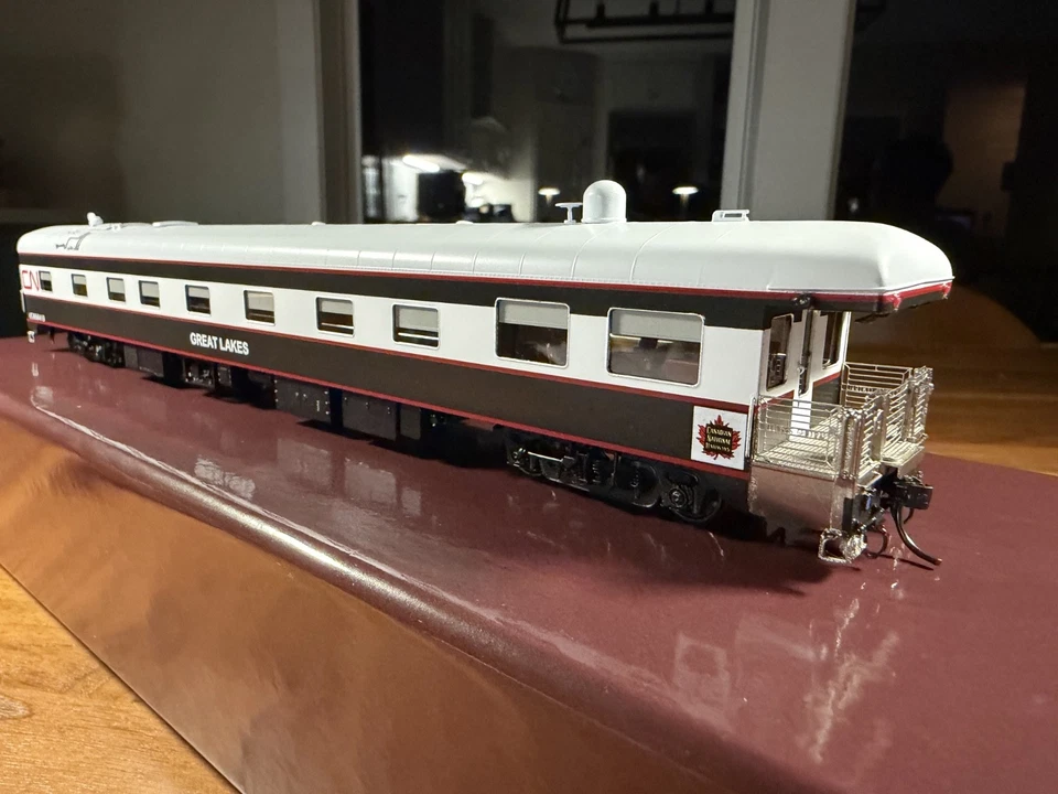 NBL HO Brass New CN Canadian National "Great Lakes" Business Car. Limited Run! - Image 1 of 4