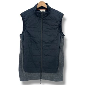 Icebreaker MerinoLoft Wool Blend VestMen's Size Small Black Gray - Picture 1 of 7