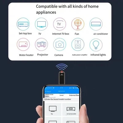 Contrôle Intuitif avec Télécommande Téléphone Intelligent Infrarouge APP Ad - Photo 1/4