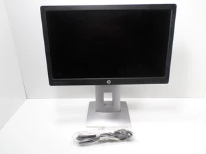 HP EliteDisplay E202, 20"LCD M1F41AA Monitor  DP, VGA, HDMI,USB - w/Power cable - Picture 1 of 7