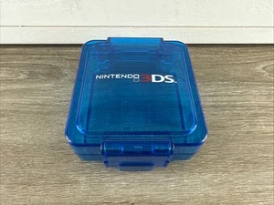 Blue Nintendo 3DS Compact Game Case - Holds 16 Cartridges - Imagen 1 de 3