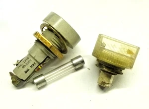Einbau Sicherungshalter f. US Sicherung 6,3 x 32 mm mit Kontrolllampe ( MOD 2 ) - Picture 1 of 2