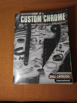 CATALOGO HARLEY DAVINSON CUSTOM CHROME PARTINCROMATE PRODUCTS 2002 CATALOG - Immagine 1 di 3