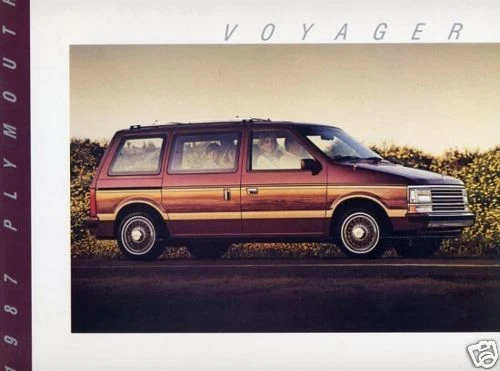 1987 Plymouth Voyager Van 18-page Original Car Dealer Sales Brochure Catalog Foto 1 de 1