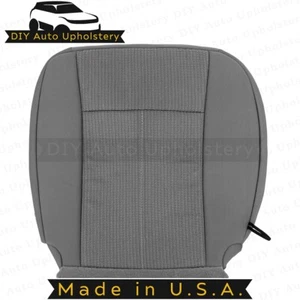 2007 to 2011 Fits Dodge Dakota Driver Bottom Cloth Seat Cover Med Slate Gray - Picture 1 of 8