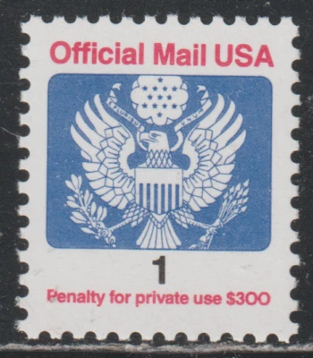 US 1989 SC# 0143 - Official Mail - M-NH Lot # 620 - Image 1 of 2