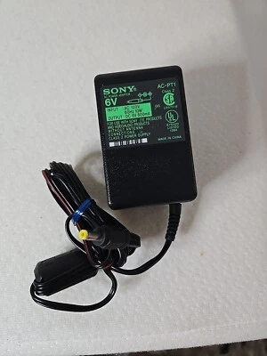 Sony AC-64NA AC Power Adapter DC 6V 400mA Genuine Official Original OEM - Image 1 of 4