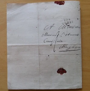 1804 FRANZÖSISCHES REICH Brief TURIN-FRANKREICH+DEPARTEMENT CONQUIS 104 TURIN-F928 - Bild 1 von 1
